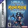 Pokemon Mega Moemon FireRed Logo